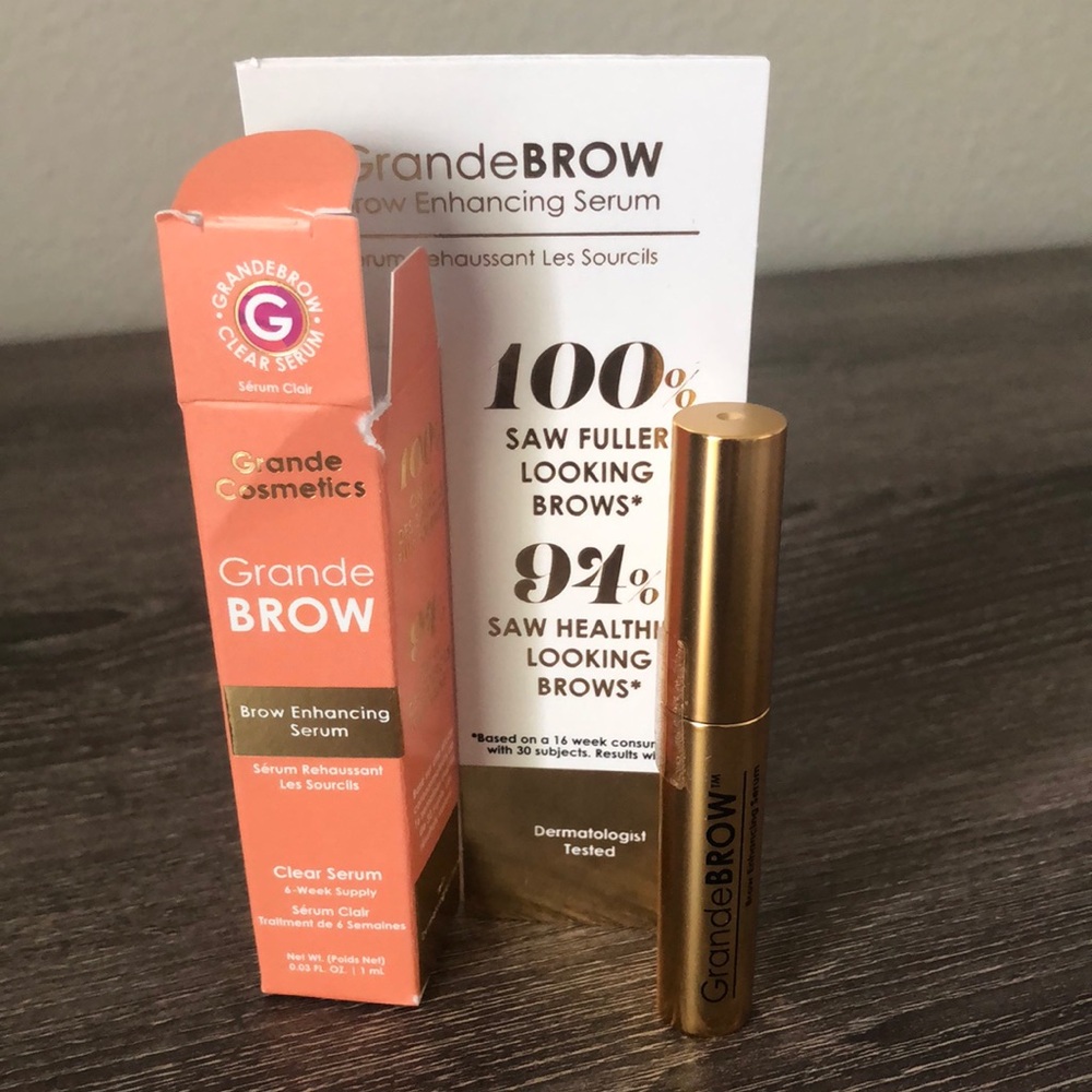 ❤️$9 NWT Grande Cosmetics Brow Enhancing Serum